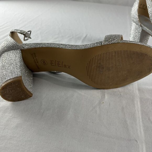 Silver glitter high heels –‎ size 8 - Picture 5 of 8